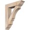 Ekena Millwork Balboa Traditional Smooth Bracket w/ Offset Brace, Douglas Fir, 7 1/2"W x 30"D x 36"H BKT0806X30X36BOA01SDF - alternate 1